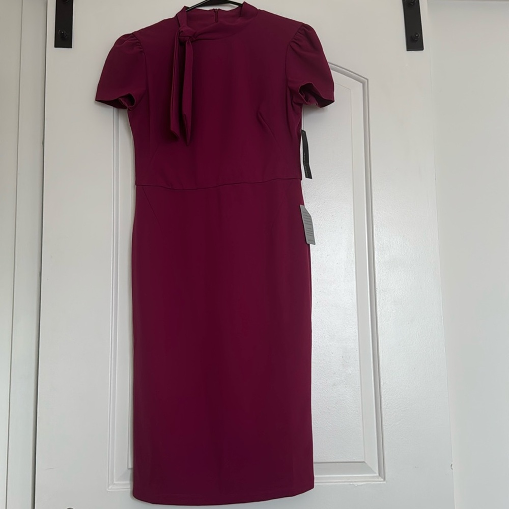 Elegant Magenta Maggy London Dress